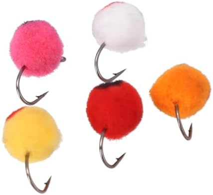 Brass Bead Egg Fly 5pcs Fast Sinking for steelhead Trout Lure(10 boxes of colors) - Image 5