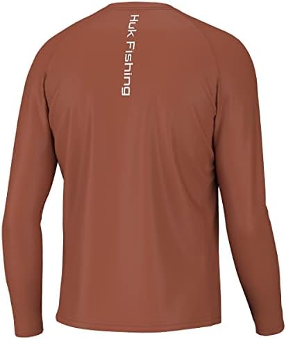 HUK Men's Pursuit Vented Long Sleeve Fishing Shirt (+30 UPF) - Image 2