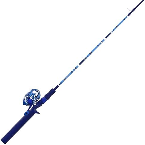 Zebco Splash Spincast Reel and Fishing Rod Combo, Fiberglass Rod, Ball Bearing System, All Metal Gears, 8-Pound Line by Zebco