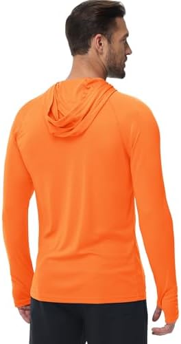 Boladeci Men's UPF 50+ Sun Protection Lightweight Hoodie Shirts Long Sleeve Fishing Shirt SPF UV Hiking Swim - Image 4