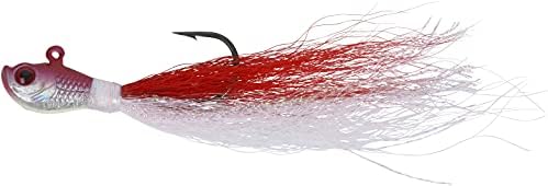Bucktail Jigs 3 Pack – Hand-Tied Bucktail Hair Fishing Lures | Unique Gliding Head | Saltwater & Freshwater | Striper, Bass, Flounder, Walleye, Fluke | Multiple Weights Available - Image 4