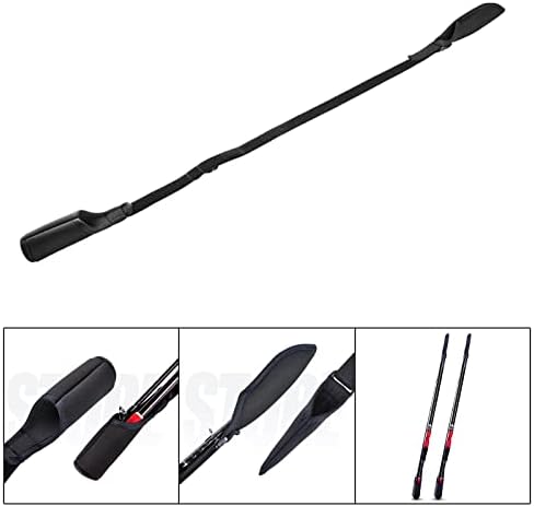 Menolana Fishing Rod Tip & Butts Protector Cover Fishing Rod Sleeve Tackles Waterproof Foldable Anti Slip Braided Mesh Belt Carry Socks Strap - Image 4
