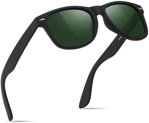 FEIDUSUN Sunglasses Men Polarized Sunglasses for Mens and Womens,Black Retro Sun Glasses Driving Fishing UV Protection by FEIDUSUN