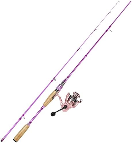 Sougayilang Colorful Spinning Rod and Reel Combo - 2-Piece Graphite Fishing Pole with Smooth Reel for Freshwater & Saltwater Great Gifts - Image 2
