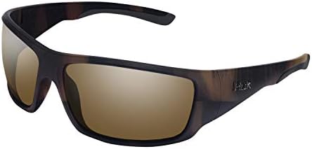 HUK Sunglasses, Polarized Lens Eyewear with Performance Frames, Fishing, Sports & Outdoors Sunglasses by HUK