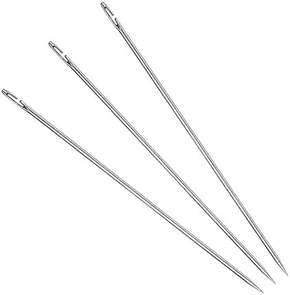 Stainless Steel Fishing Bait Rigging Needles Threader Set, Fish Bait Worm-Minnow-Anchovy Threader Needle Rustproof Threading Tool for Saltwater Freshwater Fishing Tackle Kit by Unknown