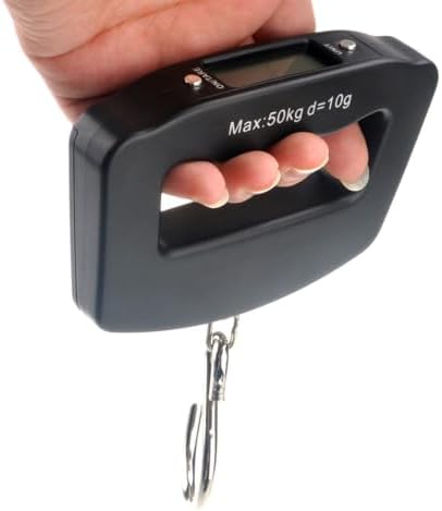 2pcs Portable Digital Fish Scale 40kg LCD, with Backlit 80lb Hanging - Image 4