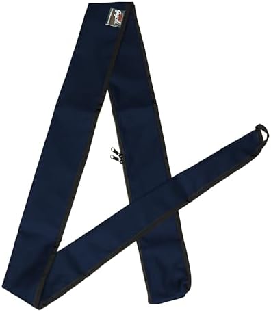 Premium Marine Canvas Fishing Rod Cover Bag Sleeve – Full-Enclosure Rod Protector – Fits One Fishing Rod – Head-to-Head-Zipper Design – Made in USA by PoleGuardsKeepitProtected