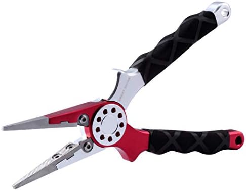 Saltwater Fishing Pliers, Aluminum Braid Cutter with Sheath - Image 2