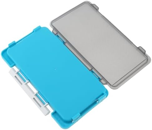 Fishing Tackle Box Slit Foam Case, Super Slim Fishing Lures Jig Box Hooks Spinners Spoons Storage Tackle Tray, (6.8 * 3.8 * 0.8inch) (Blue) - Image 5