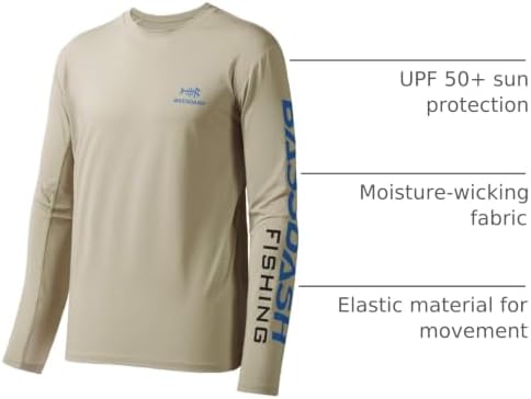 BASSDASH Fishing T Shirts for Men UV Sun Protection UPF 50+ Long Sleeve Tee T-Shirt - Image 3