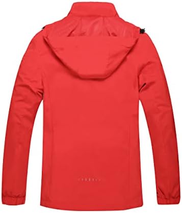 Men's Lightweight Waterproof Rain Jacket,Shell Hooded Outdoor Raincoat Hiking Windbreake jacket - Image 3