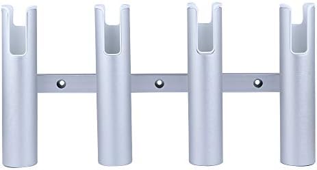 Aluminium Wall-Mounted Fishing Rod Holder for Boat, Garage & Marine - Holds Rods & Poles by Hoffen