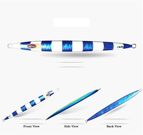 Slow Metal Pitching Falling Jigs Glow Speed Vertical Jigs Jigging Tuna Lures Fast Saltwater Artificial Baits Jigging Fishing Plugs 200g-400g - Image 4