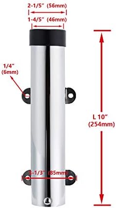 Tube Wall Mounted Vertical Fishing Rod Rack for Boat/Yacht - Image 2