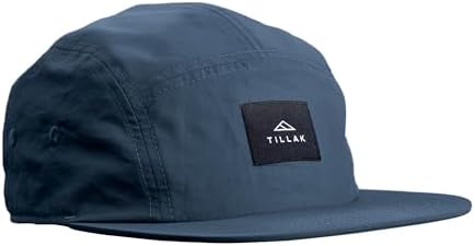 Tillak Wallowa Camp Hat, Lightweight Nylon 5 Panel Cap with Snap Closure by Tillak