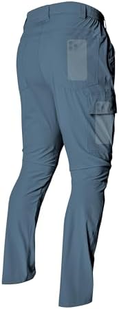 Men's Lightweight Hiking Cargo Pants Waterproof Quick Dry Travel Climbing Camping Fishing Mens Work Pants Outdoor by LINLANG+EN