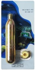 33Gram CO2 Cylinder Cartridges for Inflatable Life Vest, Automatic/Manual Life Jacket Rearming Kit by ETDOOM