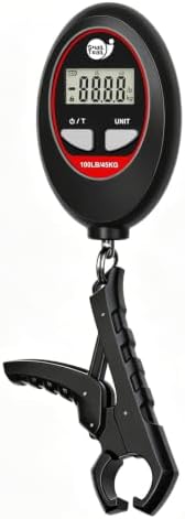 SNAIL TRAIL 100 lbs Digital Fishing Weight Scale & 4.6'' Fish Lip Gripper by SnailTrail