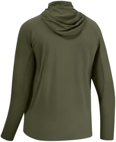 BASSDASH Men's UPF 50+ Camo Long Sleeve Hunting Fishing Hoodie Shirt - Image 4