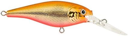 Berkley Flicker Shad Fishing Lure, Copper Head, 3/16 oz, 2in | 5cm Crankbaits, Size, Profile and Dive Depth Imitates Real Shad, Equipped with Fusion19 Hook by Berkley