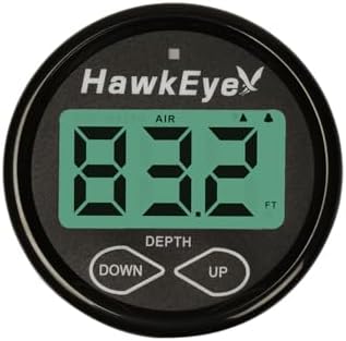 HawkEye DT2BX-TM In-Dash Depth Sounder with Air and Water Temperature (Includes Transom Mount Transducer) - Image 2