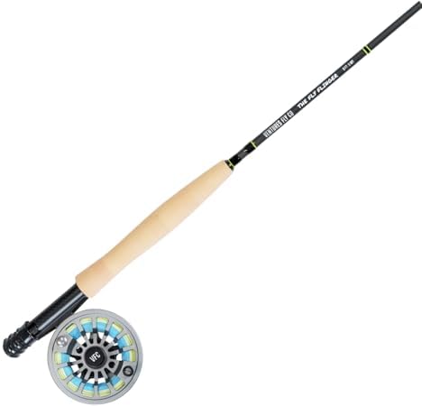 Ventures Fly Co. | Starter Packages | 23 Fly Fishing Accessories Complete Gear Combo | Perfect Beginner Kit | Includes Rod, Reel, Line, Flies, Leader, Tippet, Forceps, Nipper, Floatant & Net by VenturesFlyCo