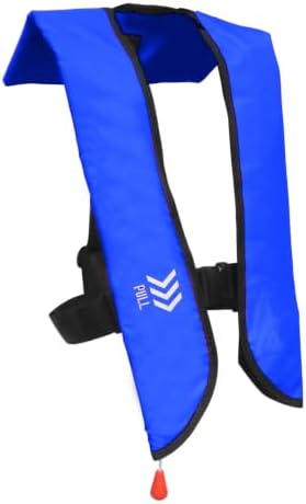 Automatic Inflatable Life Jacke for Adults| Supports up to 330 lbs | Life Vest for Adults| Inflatable PFD Vest Adult| Outdoor Water Sports. by NAUTISHIELD