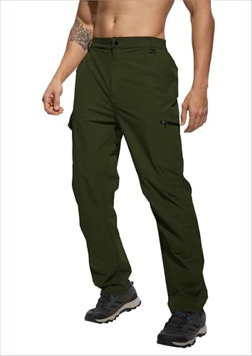 Men's Lightweight Hiking Cargo Pants Waterproof Quick Dry Travel Climbing Camping Fishing Mens Work Pants Outdoor - Image 2