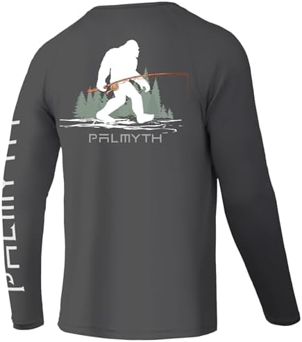 Palmyth Fishing Shirts for Men Long Sleeve UPF 50+ T Shirt Sun Protection by PALMYTH