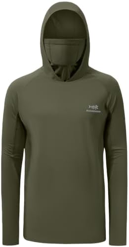 BASSDASH Men's UPF 50+ Camo Long Sleeve Hunting Fishing Hoodie Shirt - Image 2