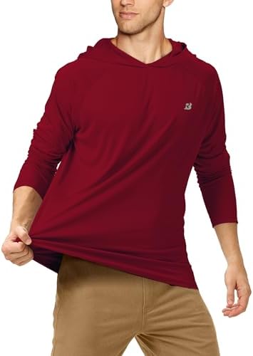 Roadbox Mens Fishing Sun Hoodie, Long Sleeve UPF 50+ UV Protection Shirts - Image 2