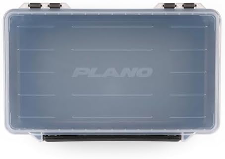 Plano StowAway Stow Tackle Box, with Corrosion-Preventive Rustricor, Single Latch Design, Transparent DuraView Lid, Stackable Storage for Fishing Bait, Lures and Gear, 3700 Deep Open (Pack of 3) - Image 4