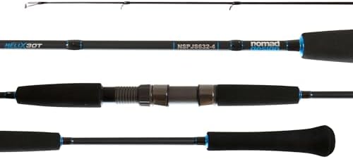 Nomad Slow Pitch Jigging Spinning Rod- 6'3-40-200g, NSPJS632-4 by Unknown