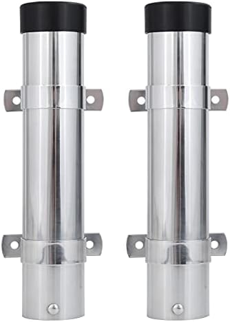 AMYSPORTS Steel Wall Rod Holder Fishing Stainless Mount Rod Holder Marine Side Boat Pole Holders Kayak Saltwater Freshwater by AMYSPORTS