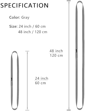 18MM Nylon Climbing Sling Runner 23KN CE2008/EN566 Rock Climbing Webbing Straps for Outdoor Climbing, Rappelling, Swing, Yoga Hammock etc - Image 3