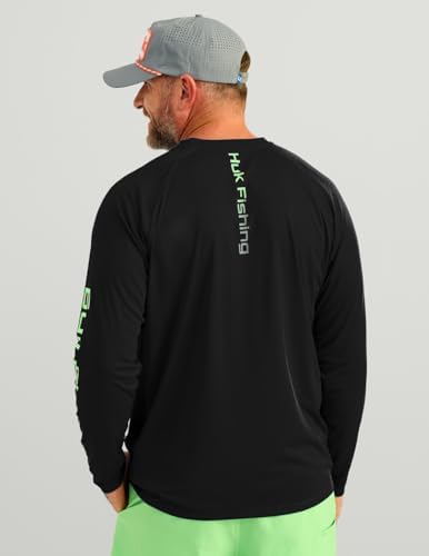 HUK Men's Pursuit Vented Long Sleeve Fishing Shirt (+30 UPF) - Image 7