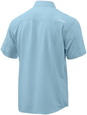 HUK Men's Tide Point Kc Scott Original Artwork Short Sleeve Shirt, Fishing Button Down - Image 2