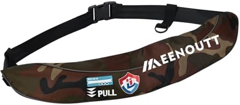Adult Automatic Inflatable Belt Pack Waist PFD for SUP Fishing Kayaking by Unknown