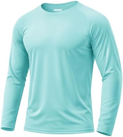 Boladeci Men's UPF 50+ Sun Protection UV SPF Shirts Long Sleeve Lightweight Quick Dry Swim T-Shirts Rash Guard by Boladeci