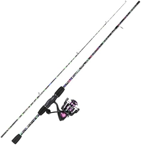 Sougayilang Fishing Rod Reel Combo, 2 Pieces Light Weight Spinning Rod with Bright Powerful Smooth Fishing Reel,Good Starter Combo for Bass Freshwater - Image 2