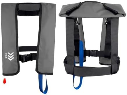 Automatic Inflatable Life Jacket,Preserver PFD for Adults,Life Vest for Adult,Supports Weight up to 330 pounds - Image 2