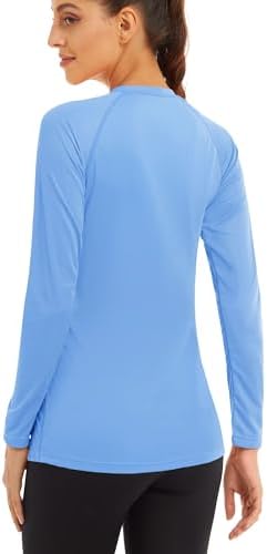 MAGCOMSEN Women's Long Sleeve Shirts UPF 50+ Sun Protection Shirts for Hiking Fishing Workout Rash Guard - Image 2