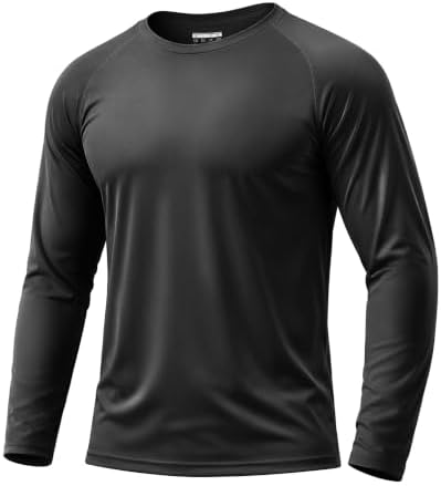 Boladeci Men's UPF 50+ Sun Protection UV SPF Shirts Long Sleeve Lightweight Quick Dry Swim T-Shirts Rash Guard by Boladeci