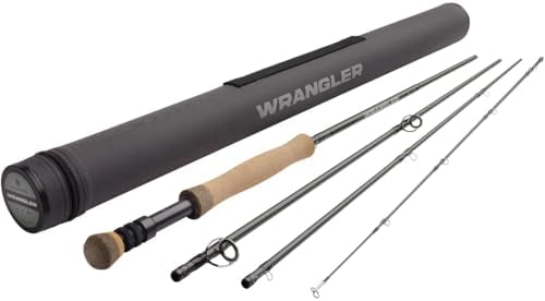 Redington Wrangler Fly Fishing Rod, 4-Piece Fly Rod, Durable Nylon Travel Tube by REDINGTON