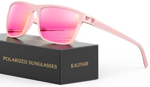 KALIYADI Polarized Sunglasses for Men, Lightweight Sun Glasses with UV Protection for Driving Fishing Golf by KALIYADI