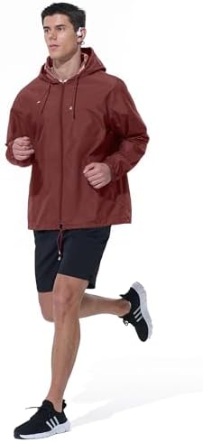 UIQUR Mens Rain Jacket Raincoat Waterproof Windbreaker - Image 6