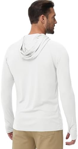 Boladeci Men's UPF 50+ Sun Protection Lightweight Hoodie Shirts Long Sleeve Fishing Shirt SPF UV Hiking Swim - Image 4