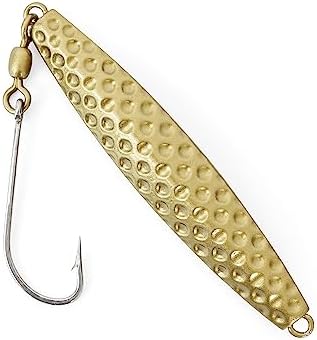 BLUEWING Hammered Diamond Jig Fishing Lures for Saltwater 3oz, 5oz, 8oz, 10oz, 12oz, 16oz Deep Sea Sinking with Stainless Steel Hook, 1pc by BLUEWING