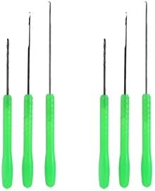 2set Fishing Bait Needle Tool Set, Stringer Drill Hooks Nut Boilie Needle, Carbon Steel, Latching Needle, 3 in 1 Fishing Bait Rigs, Carp Fishing Bait Preparation by VBESTLIFE